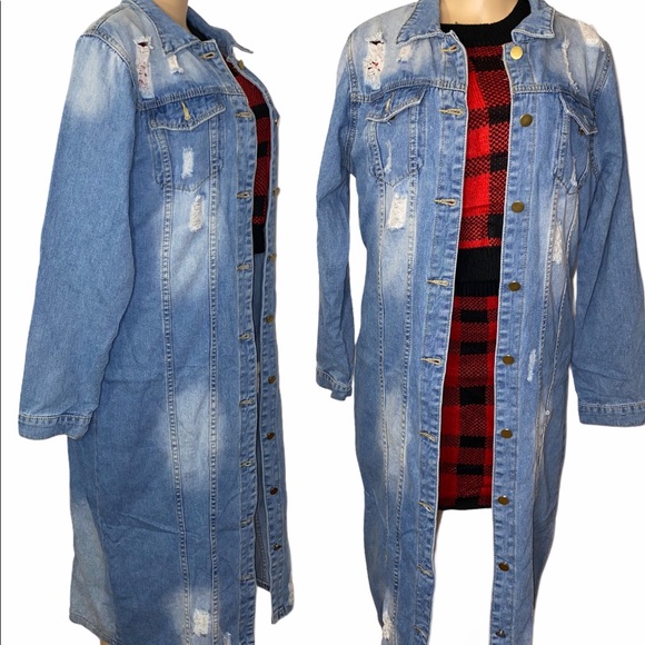 Stylish Jean Jacket - Picture 1 of 8